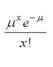 <strong>In a Poisson distribution the variance is equal to</strong> A) n \pi B) C) e<sup>-x</sup> D)