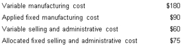 <strong>The Houston Company manufactures office equipment. They are ready to introduce a new line of desktop copiers. The following data concerns the copiers: If the company uses cost-plus pricing based on full cost, what price must the company charge when the mark-up percentage is 40 per cent?</strong> A) $462 B) $567 C) $600 D) $513