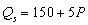 <strong>Use the following general linear demand relation: where P is the price of good X,M is income,and is the price of a related good,R.If M = $50,000 and = $10 and the supply function is ,market price and output are,respectively,</strong> A)P = $12 and Q = 150. B)P = $10 and Q = 200. C)P = $12 and Q = 200. D)P = $15 and Q = 175. E)P = $15 and Q = 225.