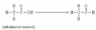 <strong>In this reaction,the carbon is ________.  </strong> A)oxidized B)reduced C)neutralized D)hydrolyzed <div style=padding-top: 35px> 