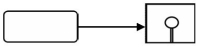 <strong>When a sale is made,data is captured by a cash register and stored on a floppy disk for later uploading to the accounting system.Which one of the following diagrams represents this activity?</strong> A) B) C) D)