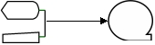 <strong>When a sale is made,the data are entered into a cash register and stored on a floppy disk for later uploading to the accounting system.Which one of the following diagrams represents this activity?</strong> A) B) C) D)
