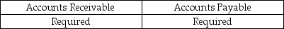 <strong>Indicate whether confirmation of accounts receivable and accounts payable, provided they each are significant accounts, is required or optional:</strong> A)   B)   C)   D)   <div style=padding-top: 35px> 