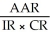 The audit risk model is used primarily for planning purposes in deciding how much evidence to accumulate in each cycle.The auditor sets an acceptable level of audit risk,(AAR)assesses inherent risk (IR)and control risk (CR),and then uses the following audit risk model to determine an appropriate level of planned detection risk (PDR): PDR =   