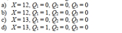SCENARIO 16-14 Referring to Scenario 16-14, to obtain a forecast for the first quarter of 2014 using the Model, which of the following sets of values should be used in the regression equation?