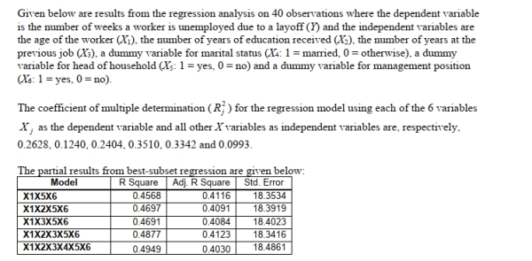 SCENARIO 15-6 True or False: Referring to Scenario 15-6, the variable should be dropped to remove collinearity?