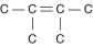 <strong>Three or four of the following illustrations depict different structural isomers of the organic compound with molecular formula C₆H₁₄. For clarity, only the carbon skeletons are shown; hydrogen atoms that would be attached to the carbons have been omitted. Which one, if any, is NOT a structural isomer of this compound?</strong> A) B) C) D) E)Each of the illustrations in the other answer choices depicts a structural isomer of the compound with molecular formula C₆H₁₄.