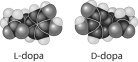 <strong>Thalidomide and L-dopa, shown below, are examples of pharmaceutical drugs that occur as enantiomers, or molecules that </strong> A)have identical three-dimensional shapes. B)are mirror images of one another. C)lack an asymmetric carbon. D)differ in the location of their double bonds. E)differ in their electrical charge.