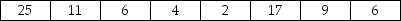 <strong>Consider the following sample data: For these data the sample mean is:</strong> A)8 B)10 C)3 D)12