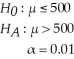 You are given the following null and alternative hypotheses: Calculate the probability of committing a Type II error when the population mean is 505,the sample size is 64,and the population standard deviation is known to be 36