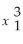 A regression model of the form: = B<sub>0</sub> + B<sub>1</sub>x<sub>1</sub> + B<sub>2</sub> <sub> </sub> + B<sub>3</sub> <sub> </sub> + ε is called a 3<sup>rd</sup> order polynomial model.
