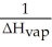 <strong>The slope of a plot of the natural log of the vapor pressure of a substance versus 1/T is ________.</strong> A)ΔH<sub>vap</sub> B)-ΔH<sub>vap</sub> C) D)- E)