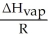 <strong>The slope of a plot of the natural log of the vapor pressure of a substance versus 1/T is ________.</strong> A)ΔH<sub>vap</sub> B)-ΔH<sub>vap</sub> C) D)- E)