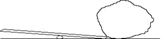 <strong>A small branch is wedged under a rock and rests on a smaller object.The smaller object is 2.0 m from the large rock and the branch is 10.0 m long.If the mass of the branch is 20.0 kg what force must be exerted on the smaller rock? </strong> A)490 N B)200 N C)49 N D)50 N
