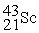 <strong>Scandium <sup>44</sup>Sc decays by emitting a positron.The nuclide that is the product of the decay is:</strong> A) B) C) D) E)