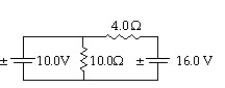 <strong>Refer to the figure shown.What is the current through the 4.0 Ω resistor? </strong> A)1.5 A B)4.0 A C)0.43 A D)1.1 A