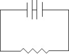 <strong>How are the two batteries in the figure connected? State whether they are in parallel or in series and give the polarity of each battery at its connection to the other. </strong> A)in series,positive to positive B)in series,negative to negative C)in parallel,positive to positive D)in series,positive to negative