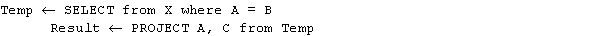 Translate the following query into a single SQL statement.