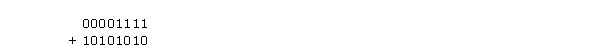 <strong>What is the result of the following addition problem (using two's compliment notation)? </strong> A) 011000101 B) 10111001 C) 01010101 D) 10110101