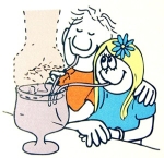 When you suck through a soda straw into a drink as shown in the illustration below, what causes the drink to rise into your mouth: the muscles of your lungs and cheeks or the weight of the atmosphere?