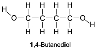 <strong>The boiling point of 1,4-butanediol is 230°C. Would you expect this compound to be soluble or insoluble in room-temperature water? </strong> A)Since there are no polar areas on this molecule, it is insoluble in water at room temperature. B)A high boiling point means that the substance interacts with itself quite strongly. Therefore this molecule is not soluble in water. C)Since there are polar areas on this molecule, it is insoluble in water at room temperature. D)Water would be attracted to both ends of 1,4 butanediol, and it is infinitely soluble in water.