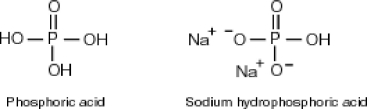 <strong>Why is phosphoric acid, , a stronger acid than disodium hydrogen phosphate, ? </strong> A)Phosphoric acid has three acidic hydrogens which makes it three times as acidic. B)Some of the released sodium ions in HP form NaOH (a base), which decreases the acidity of the HP . C)Phosphoric acid dissociates 100% in water whereas HP only dissociates about 50%. D)None of the above accurately describes why phosphoric acid is a stronger acid than disodium hydrogen phosphate.