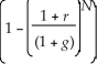 <strong>Which of the following formulas is INCORRECT?</strong> A) PV of a growing annuity = C × B) PV of an annuity = C × C) PV of a growing perpetuity = D) PV of a perpetuity =