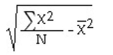   The preceding raw-score formula defines: