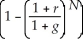 <strong>Which of the following formulas is INCORRECT?</strong> A)PV of a growing annuity = C × B)PV of an annuity = C × <sub> </sub> <sub> </sub> C)PV of a growing perpetuity = D)PV of a perpetuity =