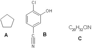 What is the degree of unsaturation for the following compounds?