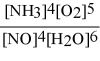 <strong>What is the equilibrium constant expression for: 4 NH3(g) + 5 O2(g) ⇌ 4 NO(g) + 6 H2O(g)</strong> A) B) C) D) E)