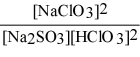 <strong>Write the equilibrium expression Kc for the reaction: sodium sulfite(aq) + chloric acid (aq) ⇌ sodium chlorite(aq) + sulfur dioxide(g) + water(l).</strong> A) B) C) D) E)