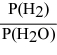 <strong>For the reaction: 3 Fe(s) + 4 H2O(g) ⇌ Fe3O4(s) + 4 H2(g) Write the expression for Kp.</strong> A) B) C) D) E)