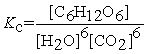 <strong>Write the equilibrium constant expression for the following reaction: 6 CO2(g) + 6 H2O(l) ⇌ C6H12O6(s) + 6 O2(g)</strong> A) B) C) D) E)