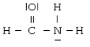 <strong>For the molecule </strong> A) the hybridization for C is sp3 B) the hybridization for N is sp2 C) the hybridization for O is sp3 D) N is not hybridized E) the hybridization for C is sp2