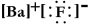 <strong>Write a Lewis structure for barium fluoride.</strong> A) B) FBF C) D) E)