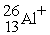 <strong>A cation has 13 neutrons and 10 electrons. If it has a charge of +1, what is its correct symbol?</strong> A) B) C) D) E)