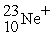 <strong>A cation has 13 neutrons and 10 electrons. If it has a charge of +1, what is its correct symbol?</strong> A) B) C) D) E)