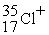 <strong>Write the appropriate symbol for the species containing 18 neutrons, 17 protons, and 16 electrons.</strong> A) B) C) D) E)
