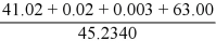 What is the answer to the correct number of significant figures of the following calculation?