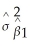 Consider the sample regression function i = + Xi.The table below lists estimates for the slope ( )and the variance of the slope estimator ( ).In each case calculate the p-value for the null hypothesis of β1 = 0 and a two-tailed alternative hypothesis.Indicate in which case you would reject the null hypothesis at the 5% significance level.