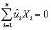(Requires Appendix material)In deriving the OLS estimator,you minimize the sum of squared residuals with respect to the two parameters 0 and 1.The resulting two equations imply two restrictions that OLS places on the data,namely that and .Show that you get the same formula for the regression slope and the intercept if you impose these two conditions on the sample regression function.