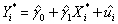 (Requires Appendix material)Consider the sample regression function , where * indicates that the variable has been standardized.What are the units of measurement for the dependent and explanatory variable? Why would you want to transform both variables in this way? Show that the OLS estimator for the intercept equals zero.Next prove that the OLS estimator for the slope in this case is identical to the formula for the least squares estimator where the variables have not been standardized,times the ratio of the sample standard deviation of X and Y,i.e. , .