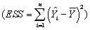 In a simple regression with an intercept and a single explanatory variable,the variation in Y can be decomposed into the explained sums of squares and the sum of squared residuals (see,for example,equation (4.35)in the textbook). Consider any regression line,positively or negatively sloped in {X,Y} space.Draw a horizontal line where,hypothetically,you consider the sample mean of Y to be.Next add a single actual observation of Y. In this graph,indicate where you find the following distances: the (i)residual (ii)actual minus the mean of Y (iii)fitted value minus the mean of Y