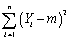 <strong>To derive the least squares estimator µY,you find the estimator m which minimizes</strong> A) . B) . C) . D) .