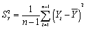 <strong>The formula for the sample variance is</strong> A) . B) . C) . D) .