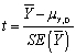 <strong>The t-statistic is defined as follows:</strong> A) . B) . C) . D)1.96.