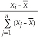 <strong>The OLS estimator is a linear estimator, 1 = ,where i =</strong> A) . B) . C) . D) .
