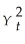 <strong>Δ2Yt</strong> A)= ΔYt - ΔYt-1. B)= - . C)= ΔYt -ΔYt-2. D)= Yt - Yt-2.