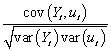 <strong>The jth autocorrelation coefficient is defined as</strong> A) . B) . C) . D) .
